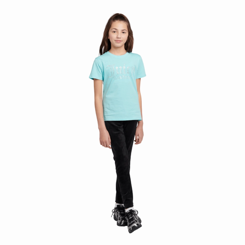 Comfort and style Juicy Couture Diamante Fitted Tee Junior