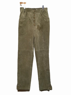 Multi-way wear Bonded Seam Technology Suede Button Up Trousers (29??)