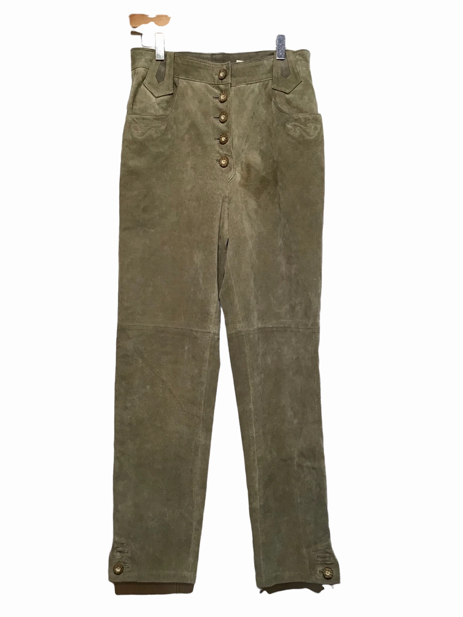 Multi-way wear Bonded Seam Technology Suede Button Up Trousers (29??)