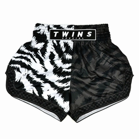 Twins Jungle Muay Thai Shorts Black Kickboxing MMA Camouflage Style