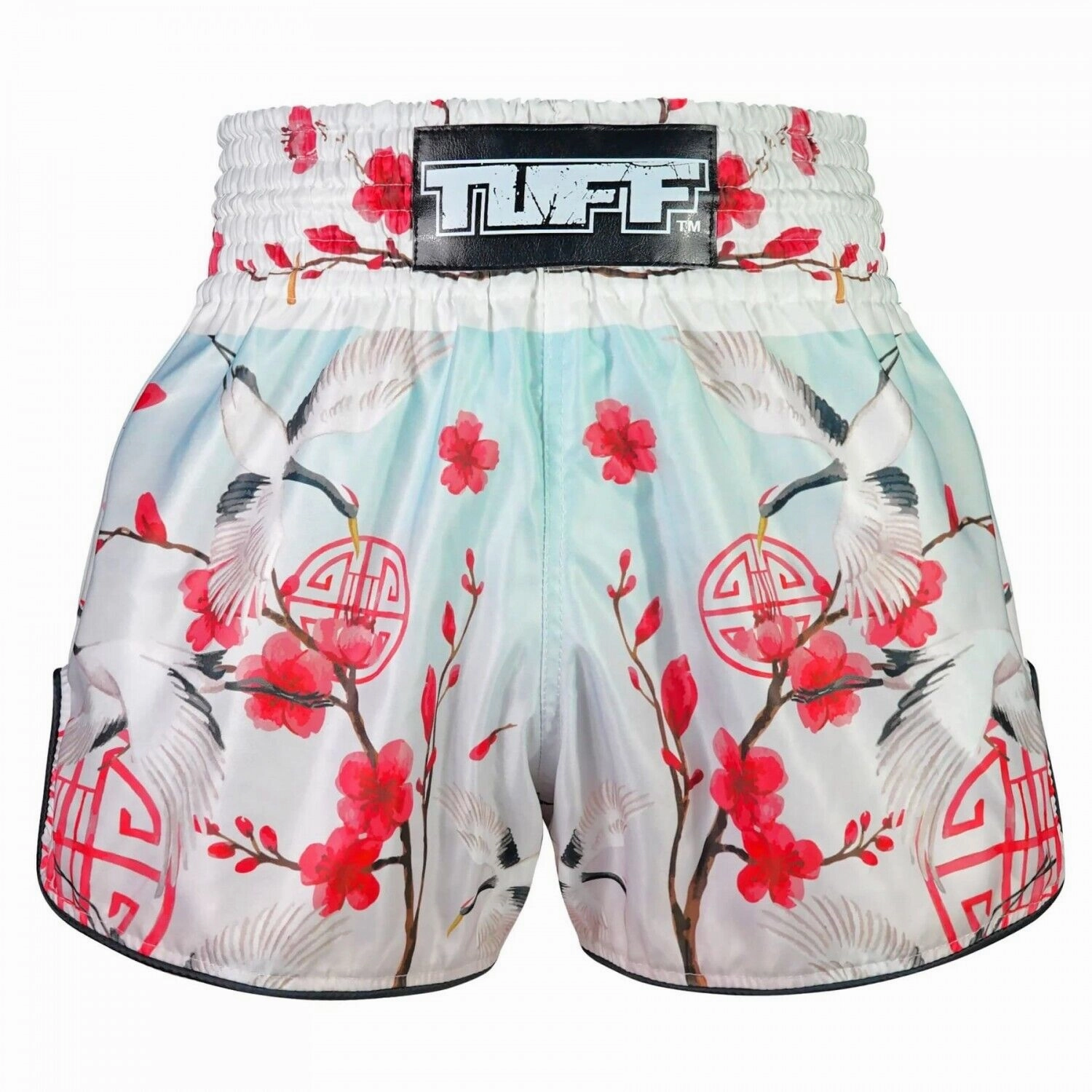 TUFF Muay Thai Shorts Akai Tsuru The Red Crane RMS114 surfing attire
