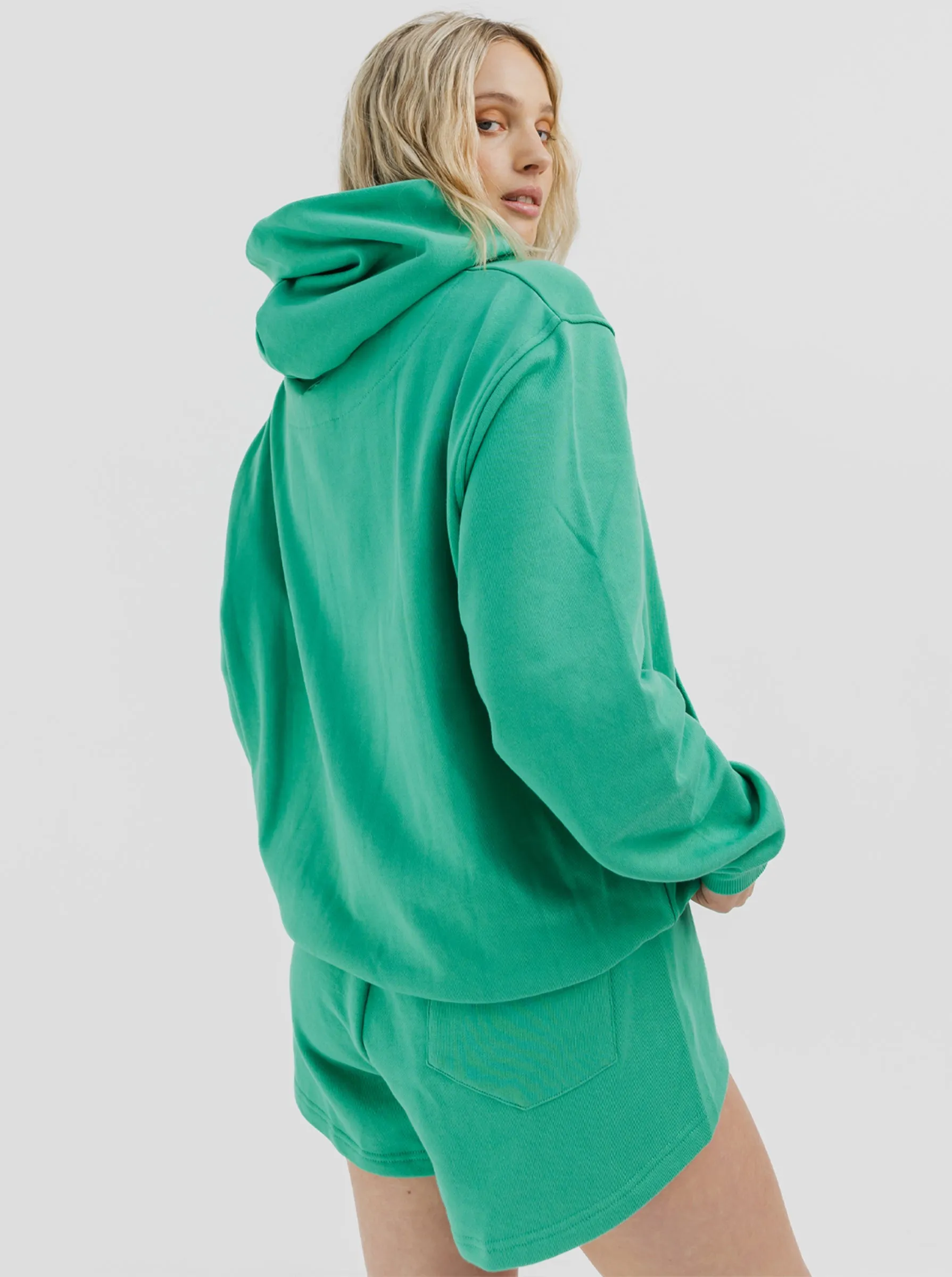 Summer Hoodie in Clover Branded Look Weekend Wear
