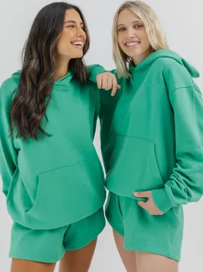 Signature Piece Thermal Regulating Fabric Summer Hoodie in Clover