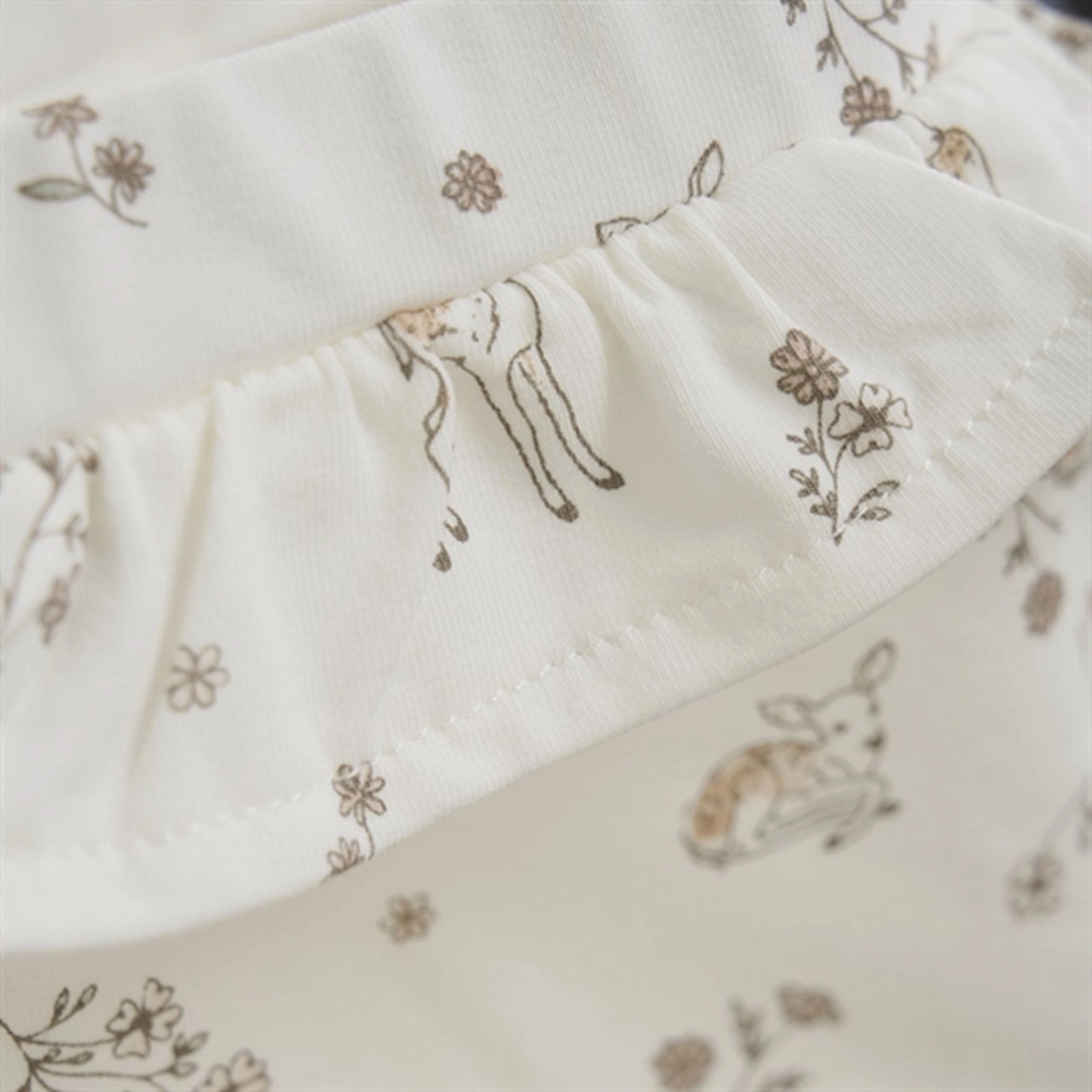 FIXONI Silver Peony Leggings Evening Walk Slim Fit