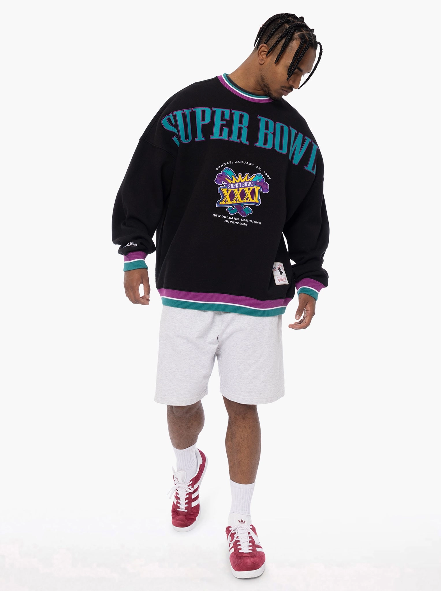 Superbowl XXXI Crew All-Season Wear Street Trend