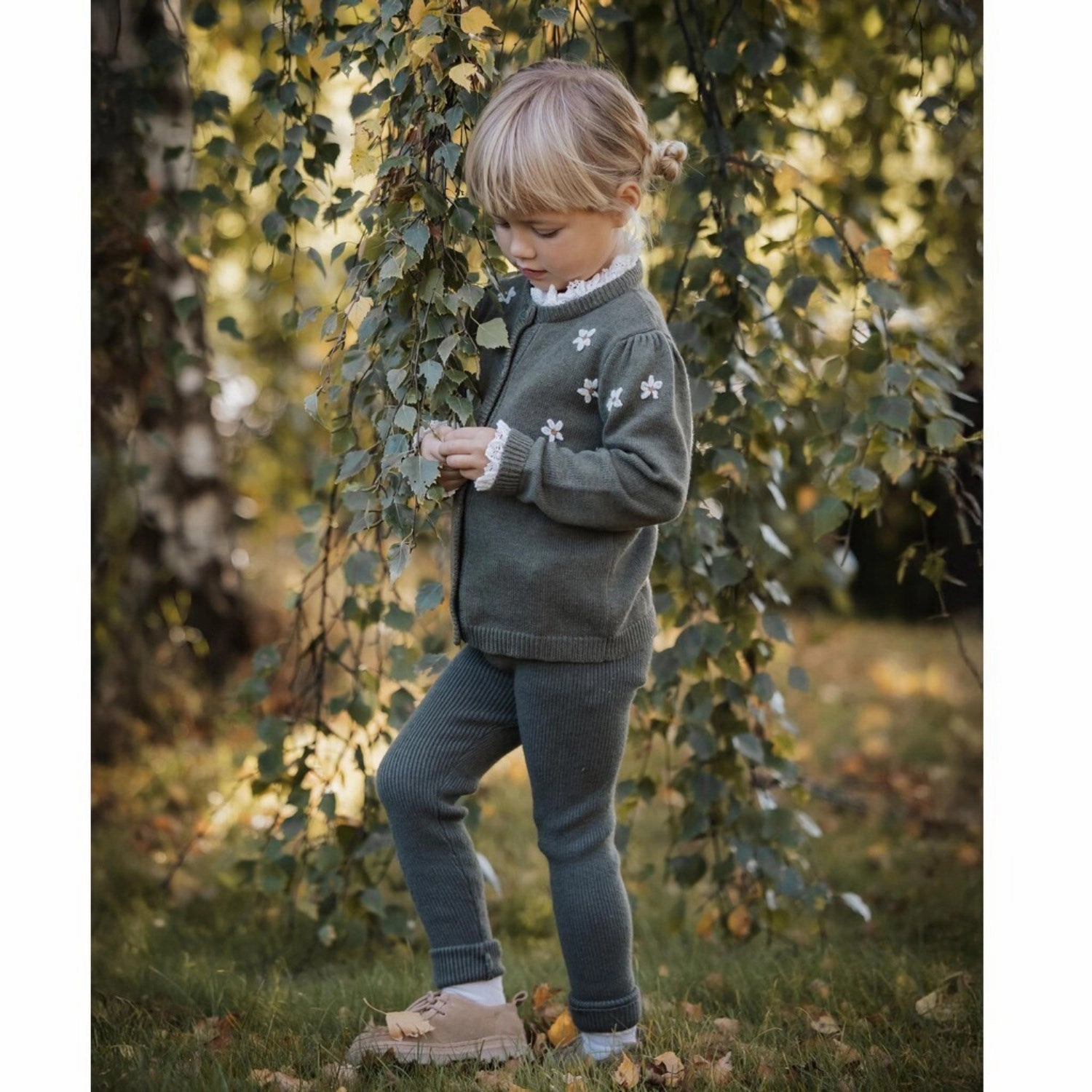 Fliink Beetle Benna Rib Leggings Adjustable drawstring Cozy Wear