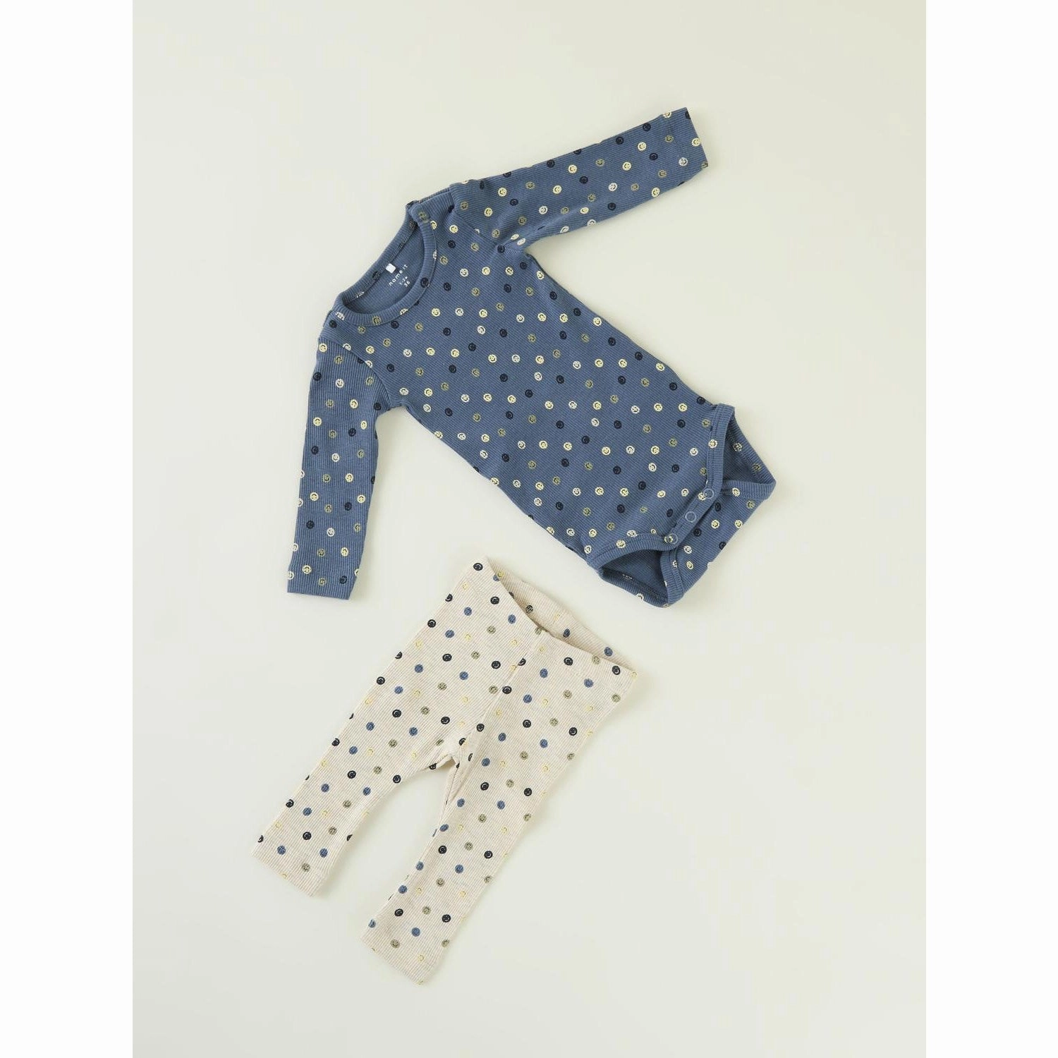 Fade Resistant Outdoor Running Name It Peyote Melange Smiles Leggings