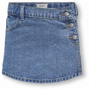 kids ONLY Medium Blue Denim Jenny Skort Denim Pim020 Noos Classic Touch