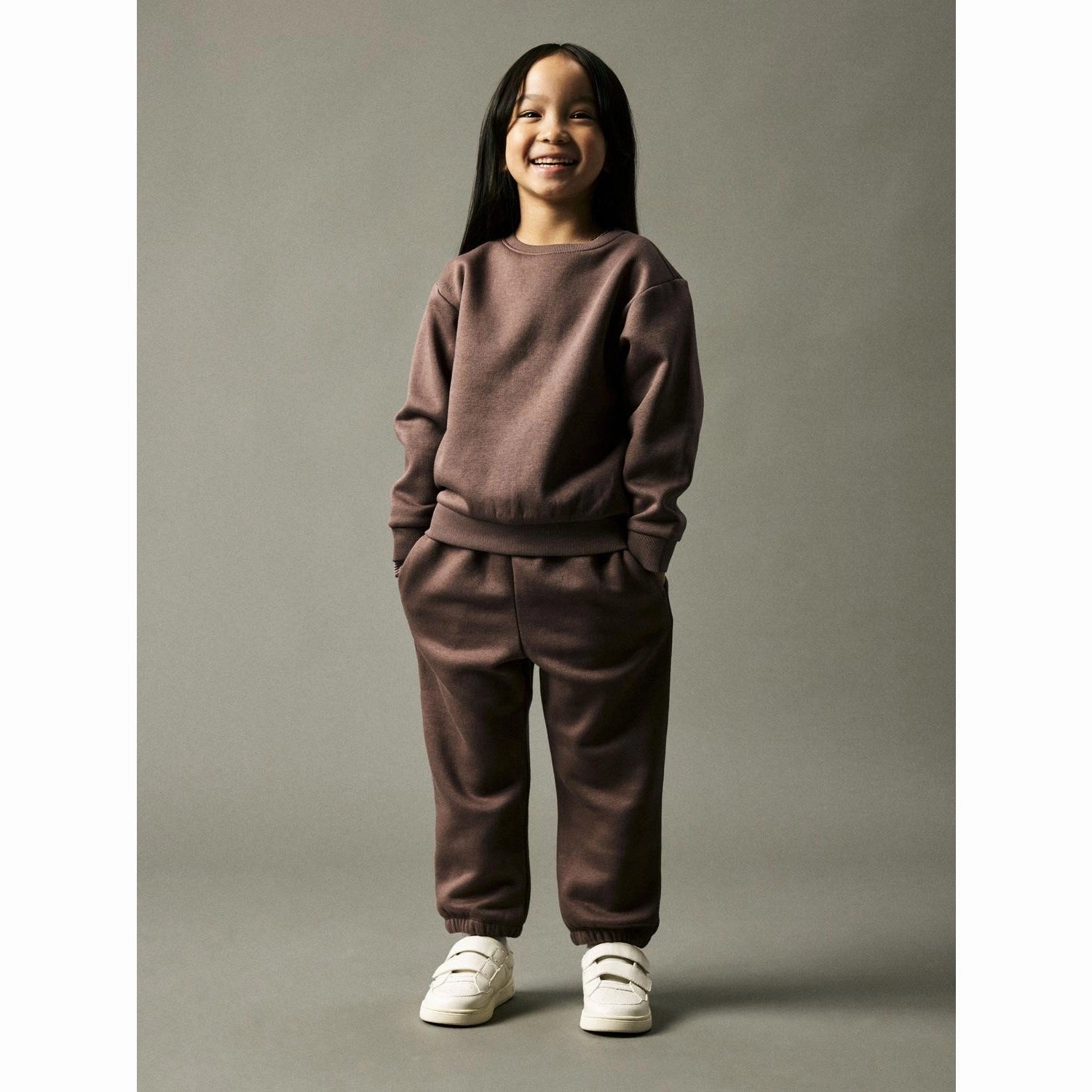 Name It Peppercorn Oanne Regular Sweatpants trip Chafe Free Construction