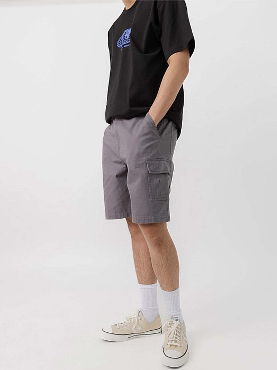 Bold colors Simple Mood Tactical Cargo Shorts