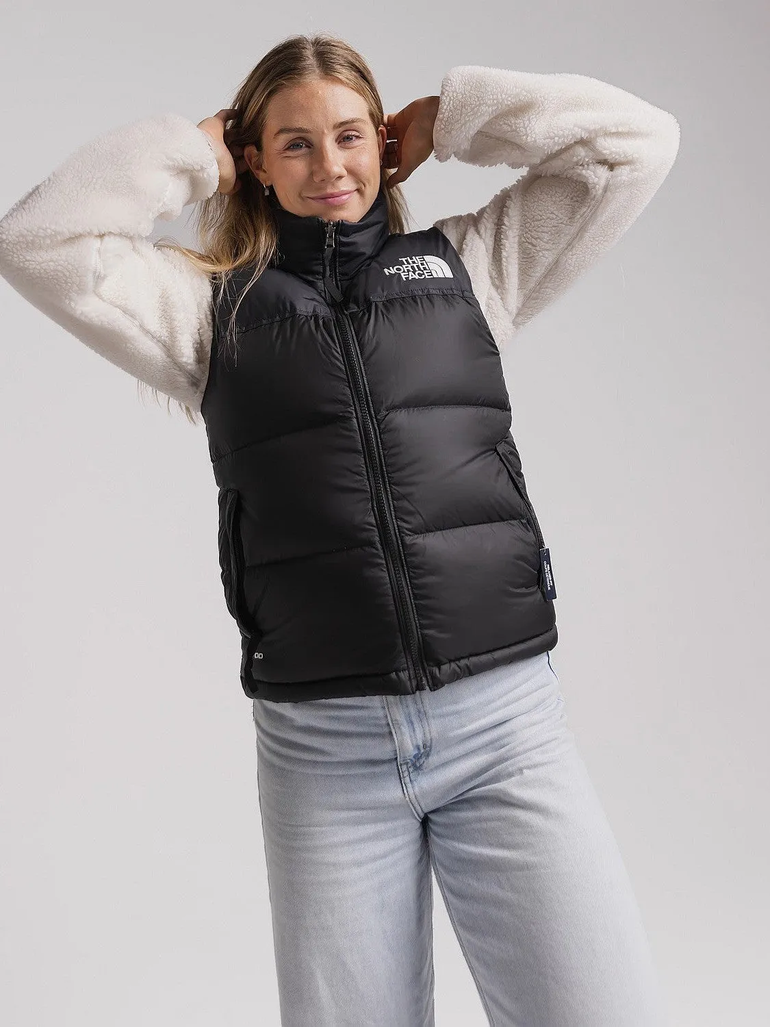 1996 Retro Nuptse Vest Sign