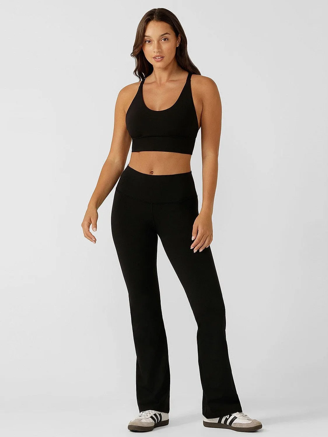 Lotus Flared Full Length Leggings Shape Wear Cozy Wear