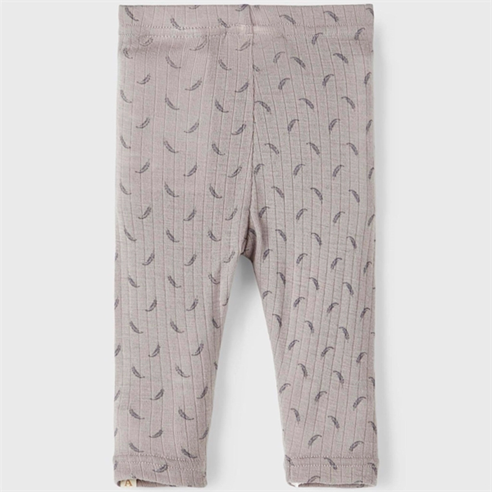 Lil'Atelier Wet Weather Fargo Slim Wool Leggings Fashionable Fit