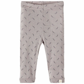 Lil'Atelier Wet Weather Fargo Slim Wool Leggings Casual Chic No Pressure