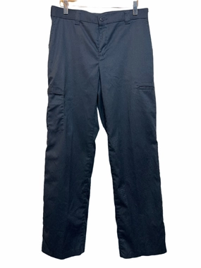 ReinforcedHemline Shape Retention Dickies Mens Navy Trousers (W30)