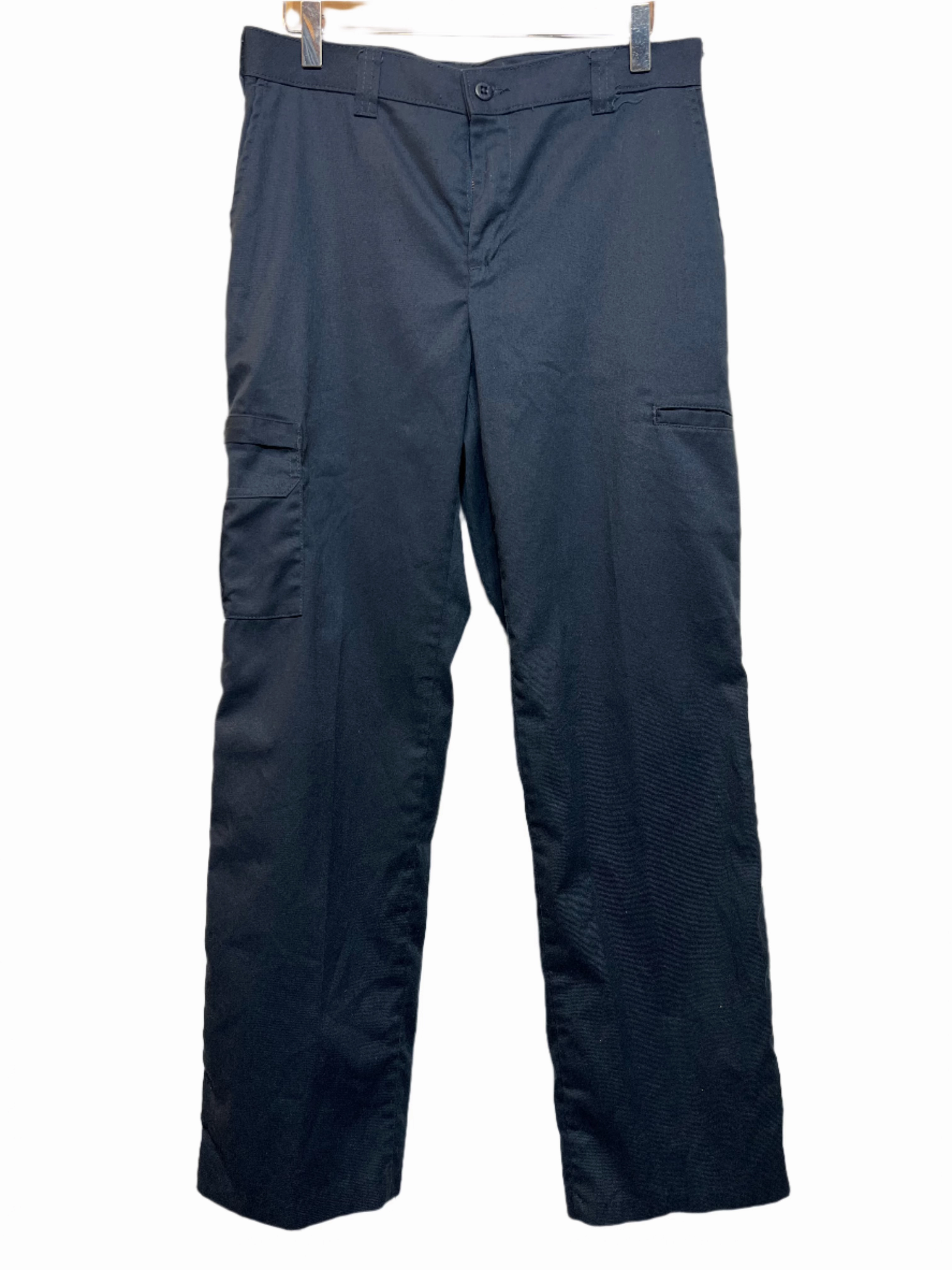 ReinforcedHemline Shape Retention Dickies Mens Navy Trousers (W30)