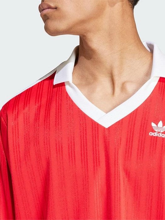 Adicolor Piqu?? Football Long Sleeve Top Quick-Dry Tech