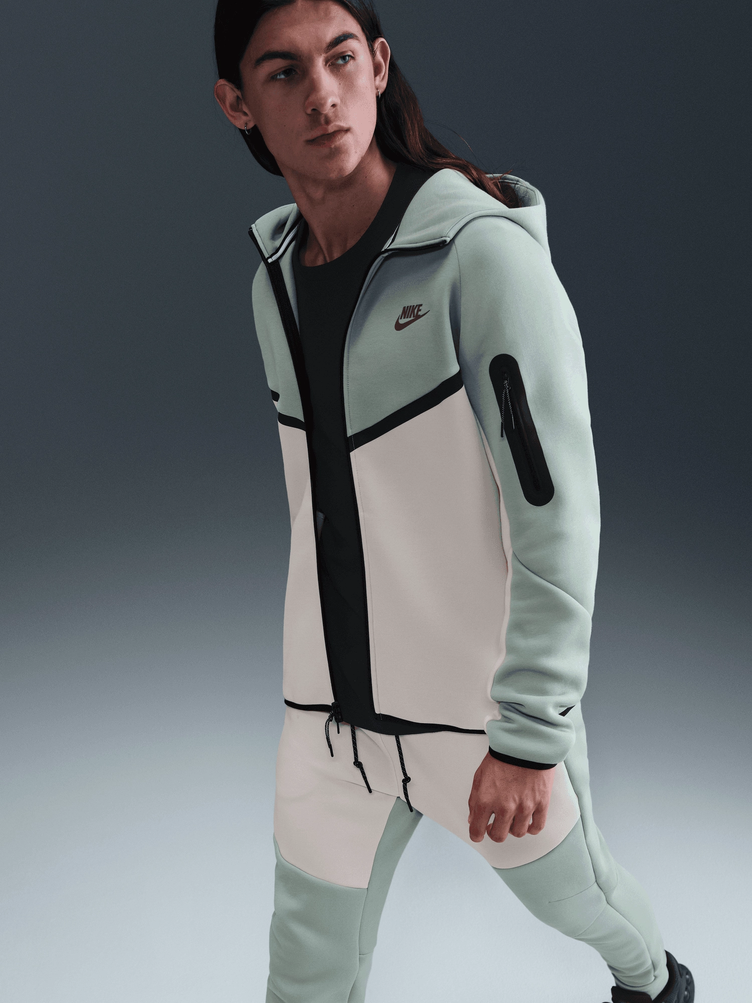 Diwali wear Modern Streetwear Tech Fleece Windrunner Hoodie