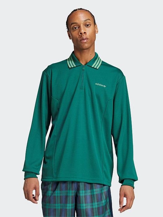Half-Zip Polo Shirt Classic Neckline