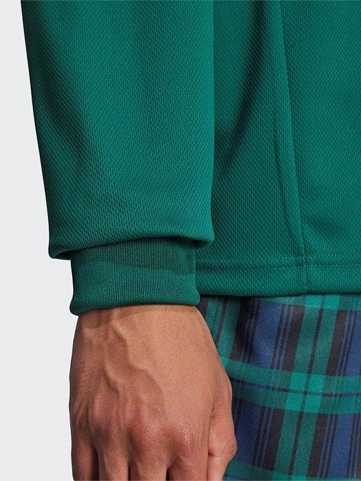 Half-Zip Polo Shirt SoftCheckered Weave