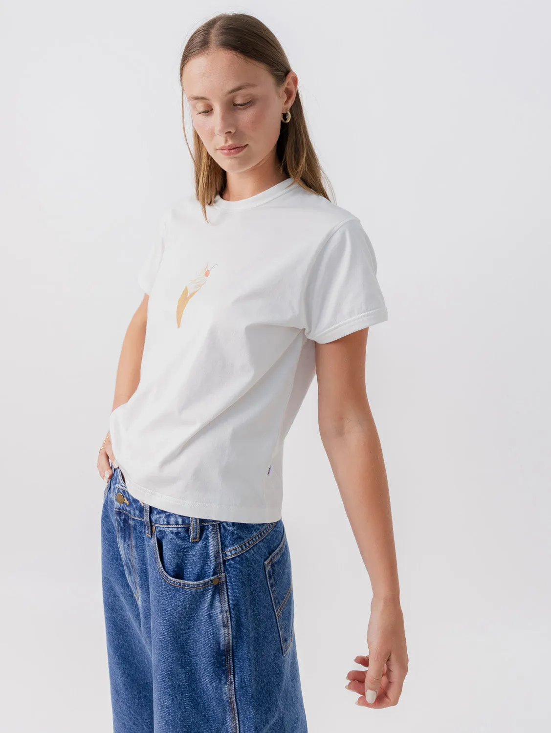 TearResistant Fabric Weekend Essential Cropped Tee