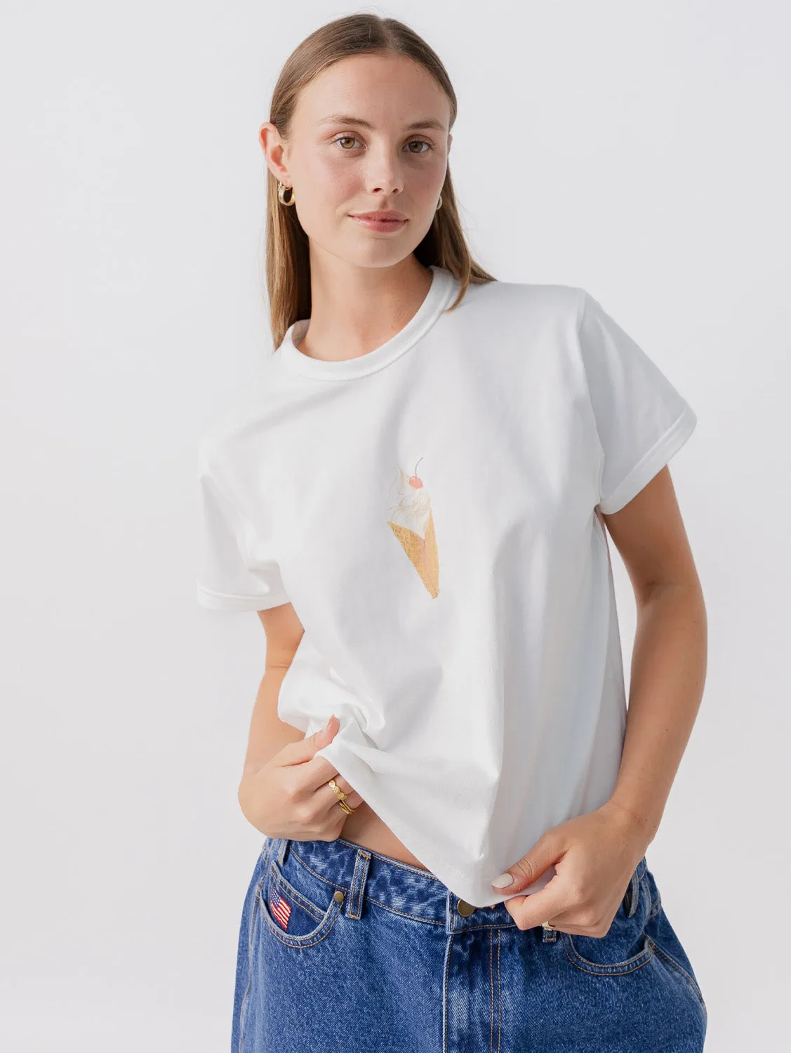 Job Interview Cropped Tee