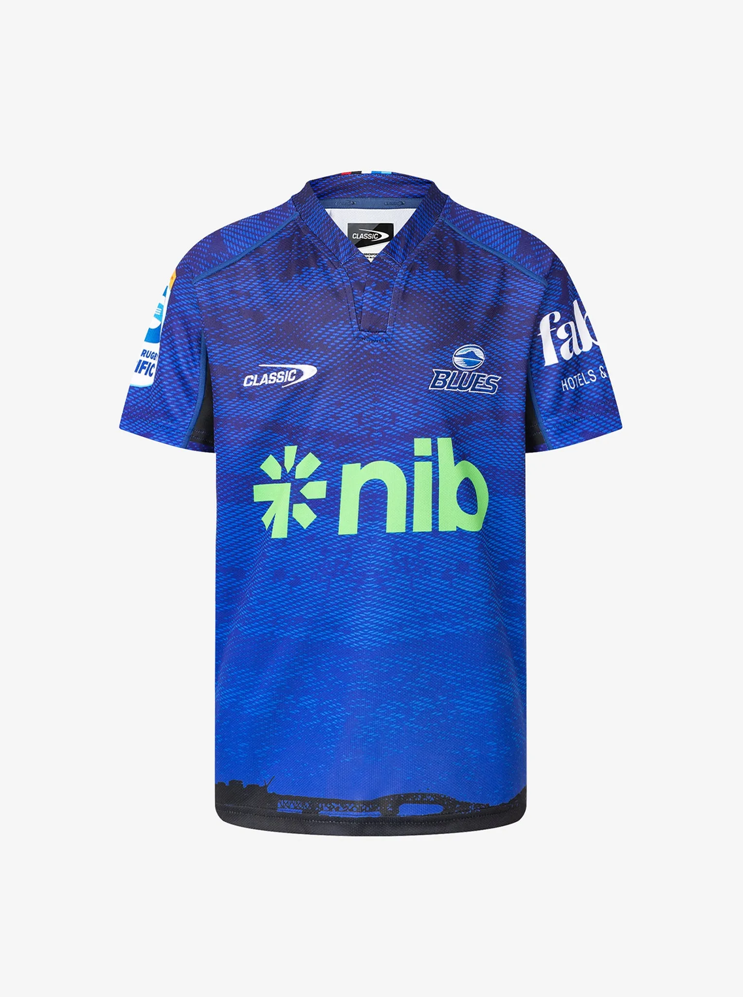 Stretch Trim Reinforced Shoulder Structure Blues Home Jersey Youth