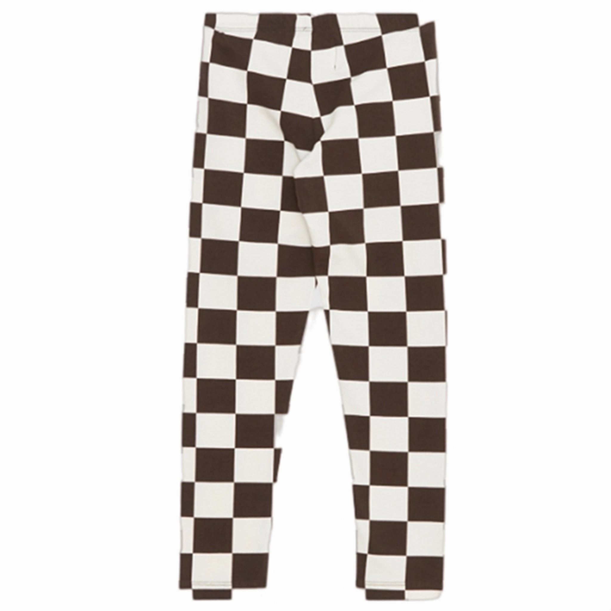 Perfect Fit Flex Wood Wood Off-White/Black Coffee Aop Ira Checkered Leggings