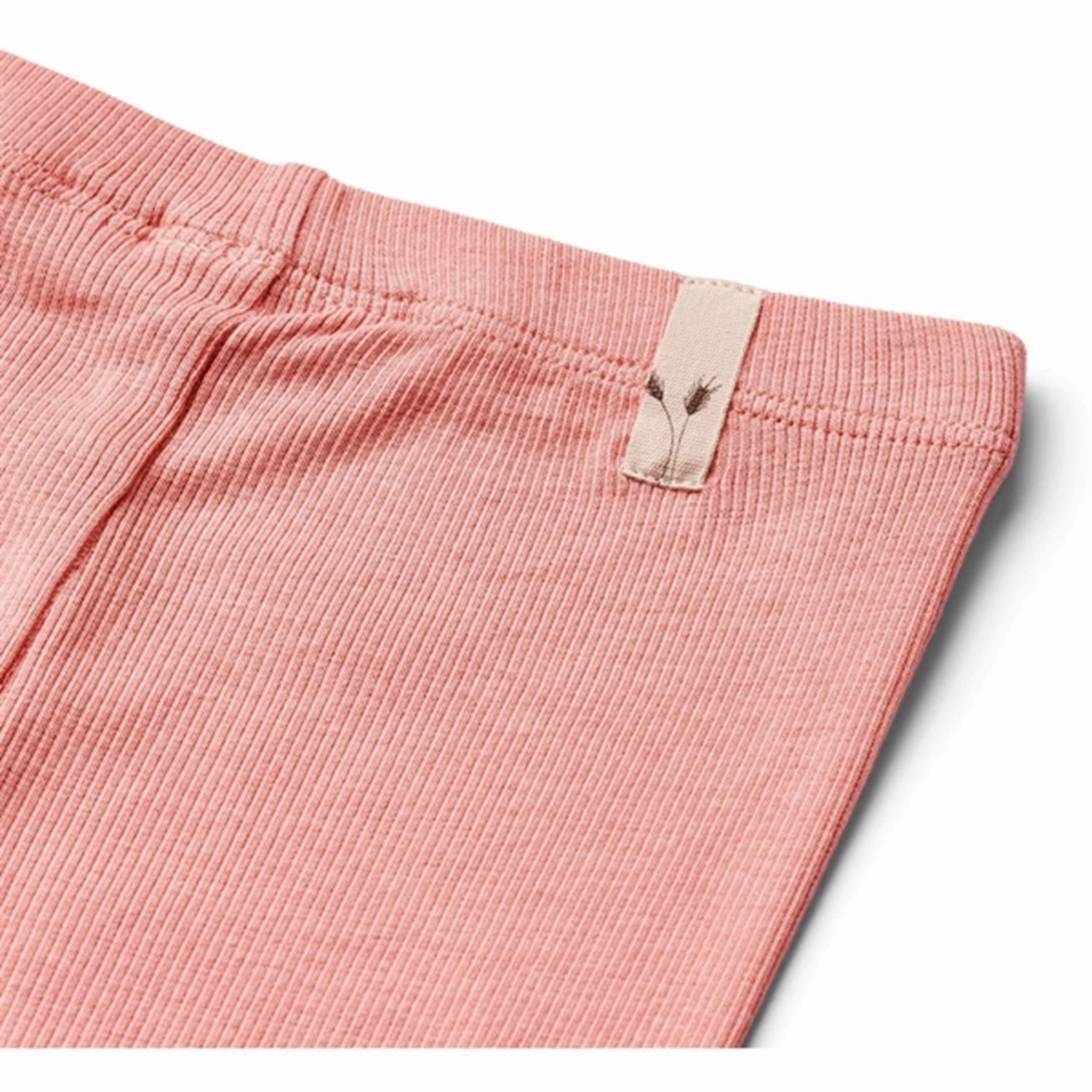 Wheat Rosette Rib Leggings Maddy wrinkle free Daily Basic