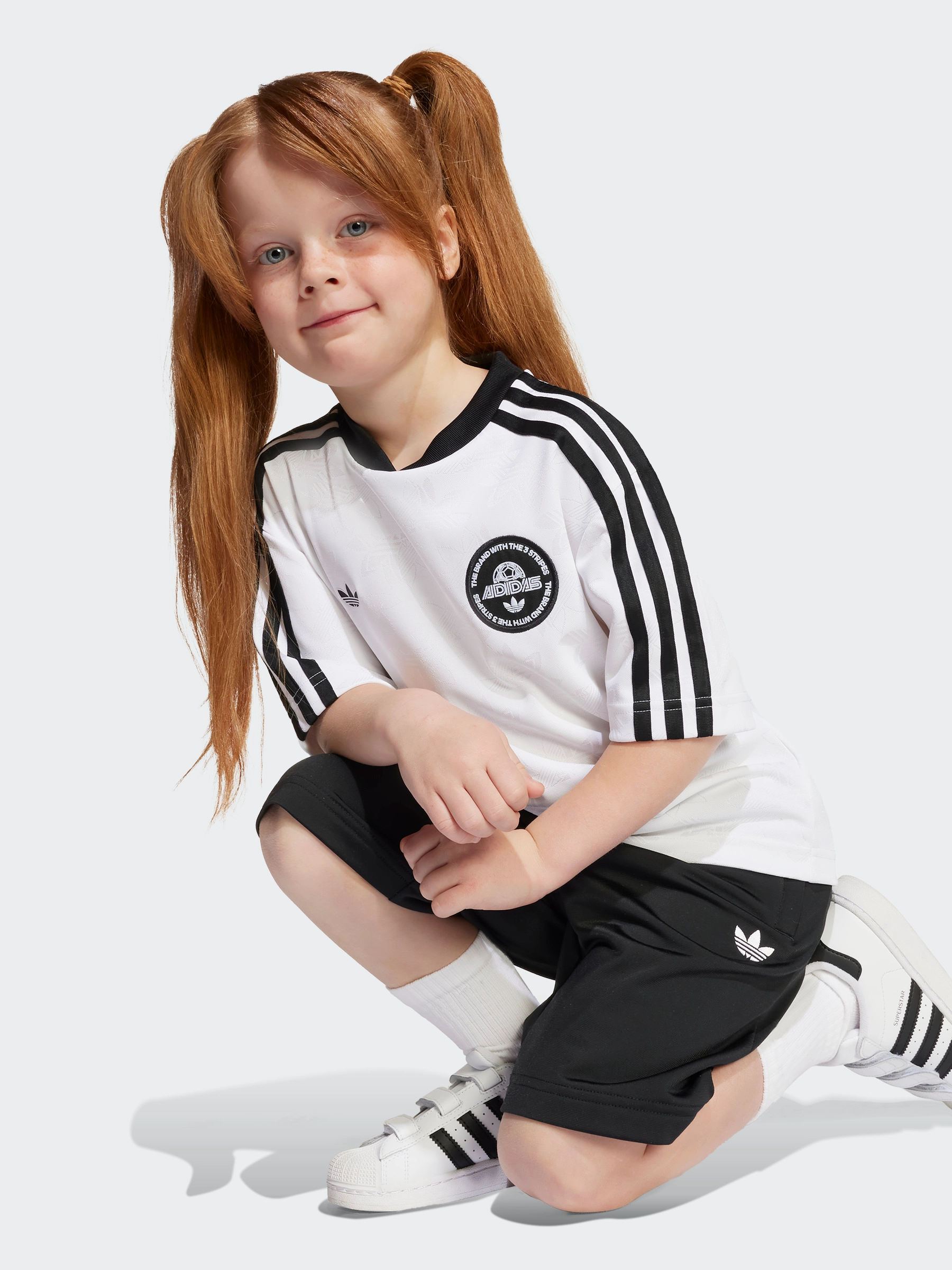 Tee Set Kids Leather combination Casual layering piece