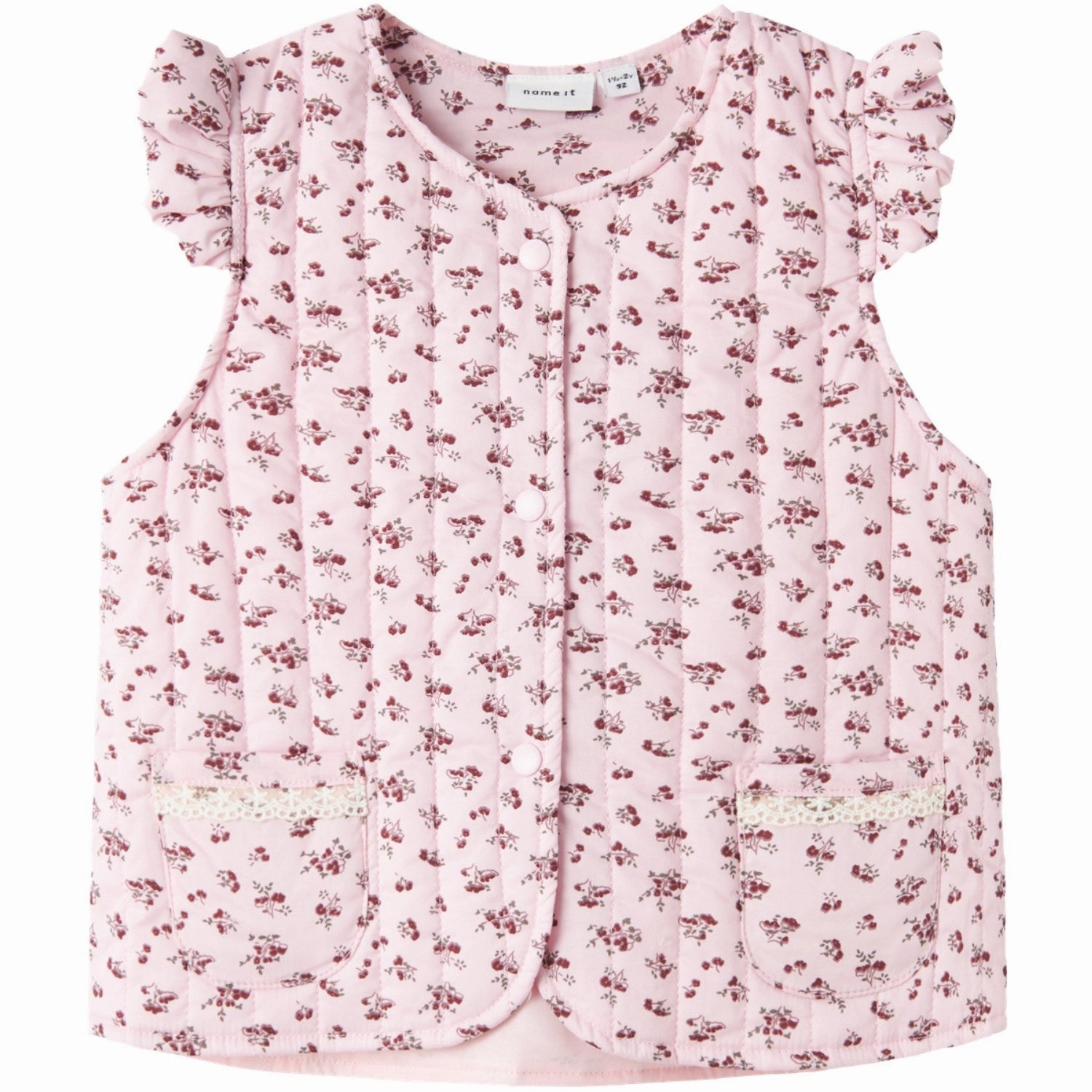 Love Fat Name It Winsome Orchid AOP Tetalia Vest