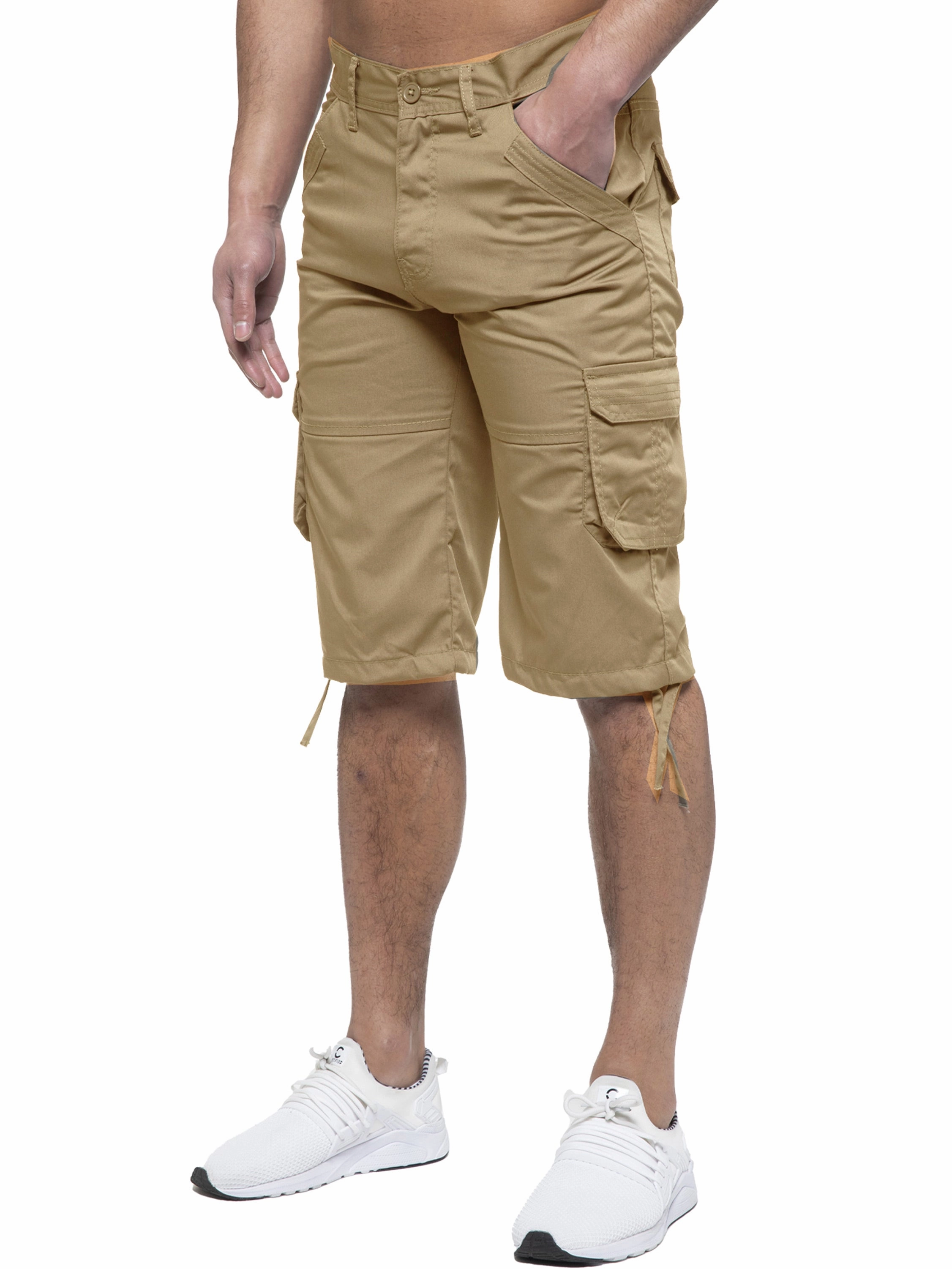 Active Style Non slip grip Enzo | Mens Cargo Combat Shorts