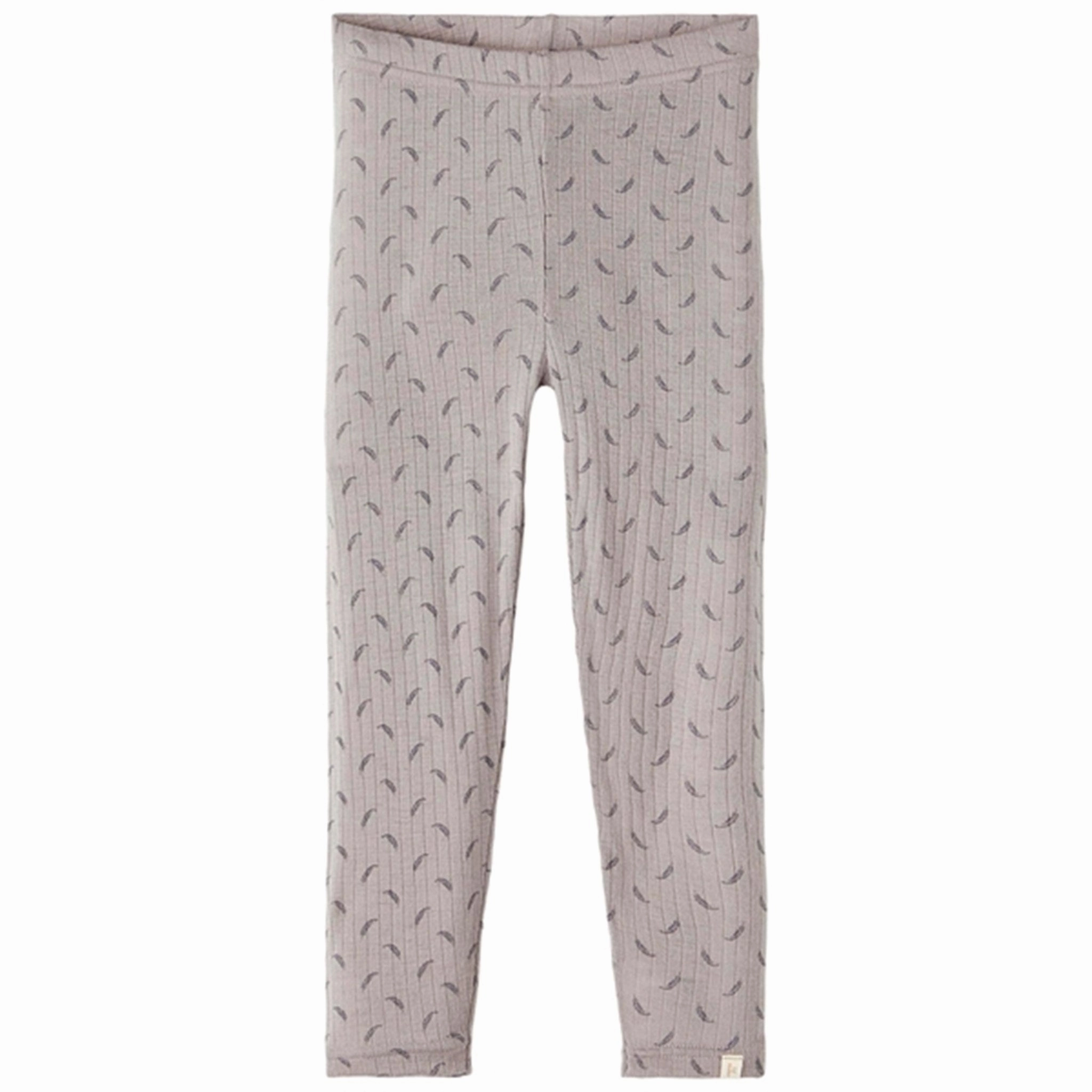 Lil'Atelier Wet Weather Fargo Slim Wool Leggings Sporty Look Perfect Fit Wear