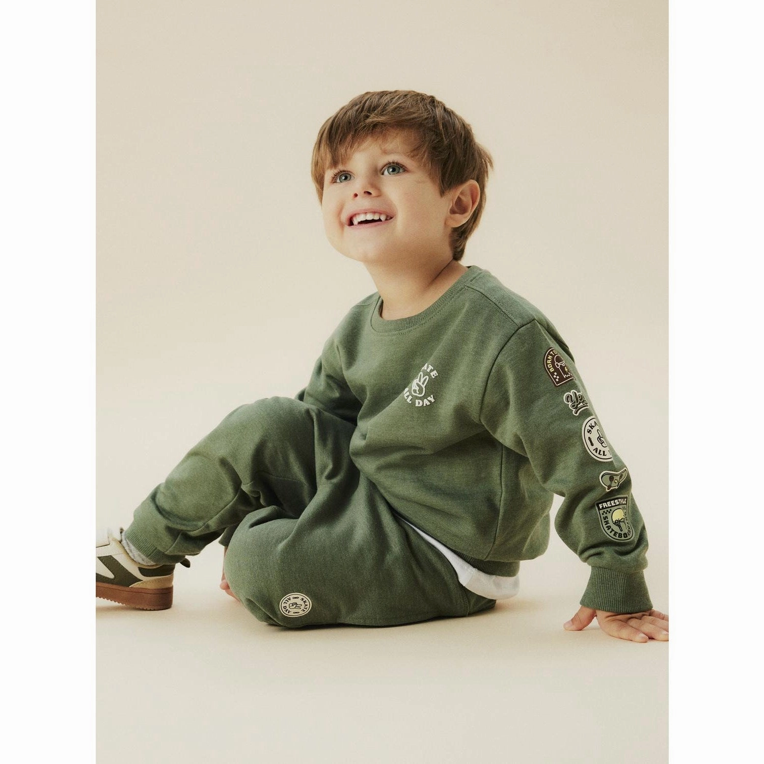 Name It Laurel Wreath Nmmolaf Nreg Swe Pant Bru Pb Outdoor Apparel GPS