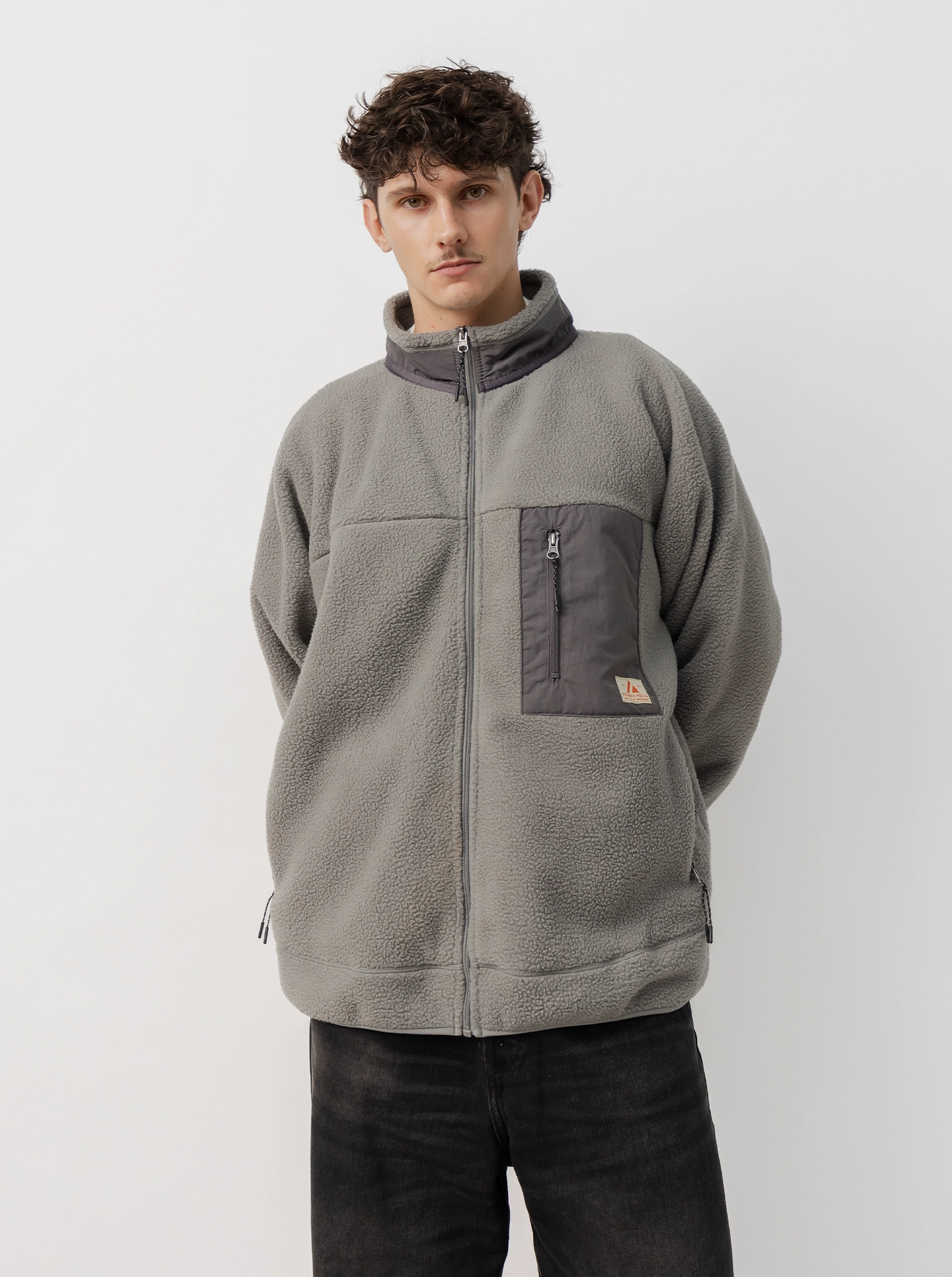 Terra Sherpa Jacket Aftershave Cozy Jacket