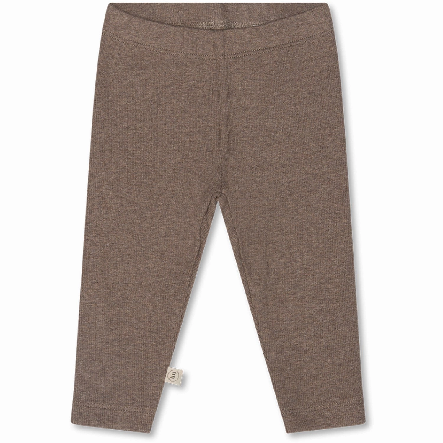 That's Mine Brown Melange Cana Leggings Comfortable Stretch Wear Grip Band