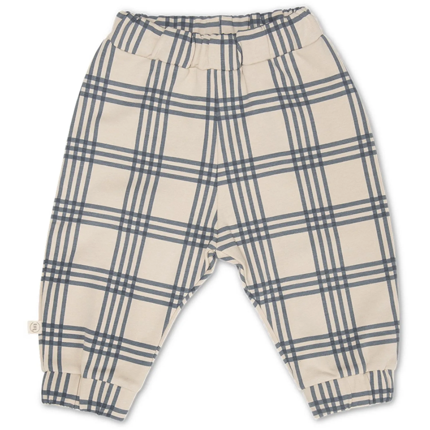 That's Mine Carreaux Bleu Meo Sweatpants Layered Compression Zones