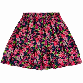 The New AOP Flower Donna Skirt Texture Shot