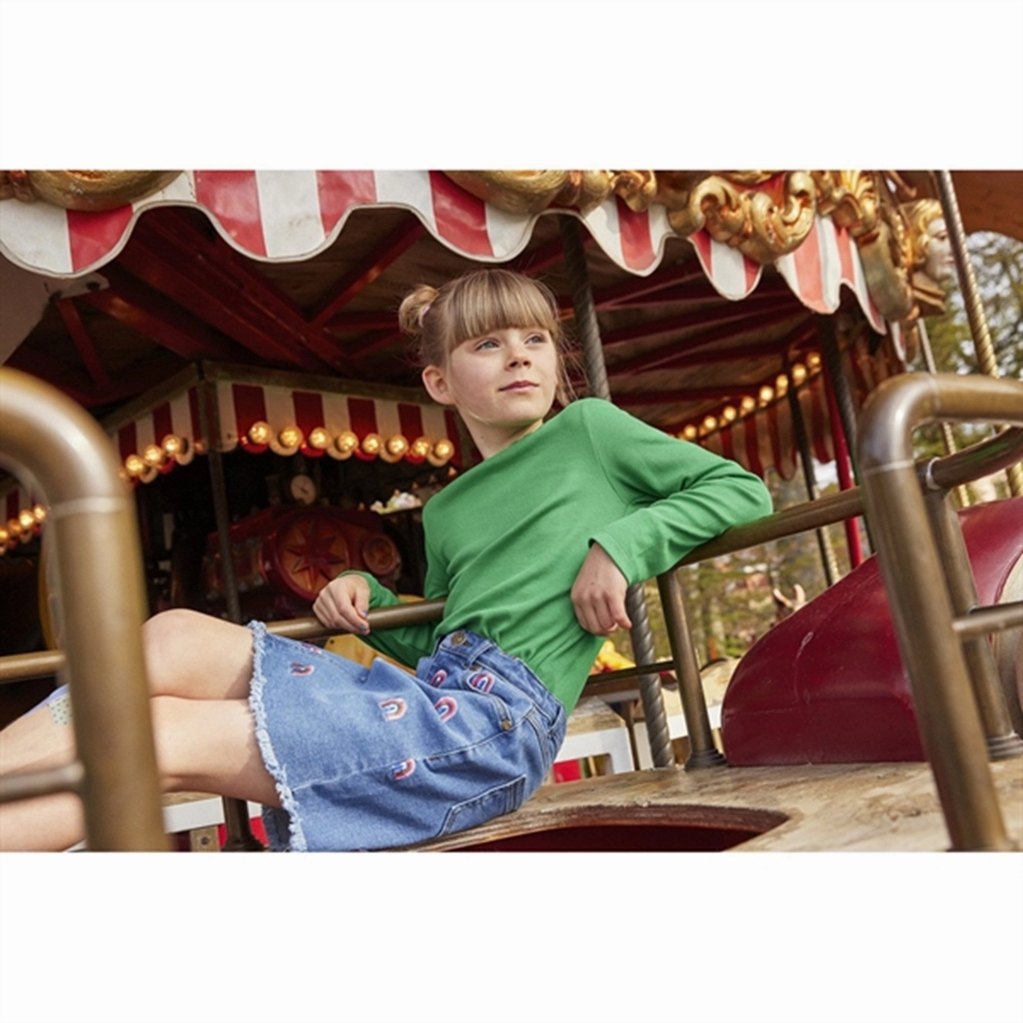 Luxury Finish Everyday Wear The NEW Light Blue Janet Denim Skirt