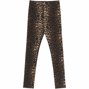 Seamless Design Minimalist Style The New Oxford Tan AOP Ellen Rib Leggings