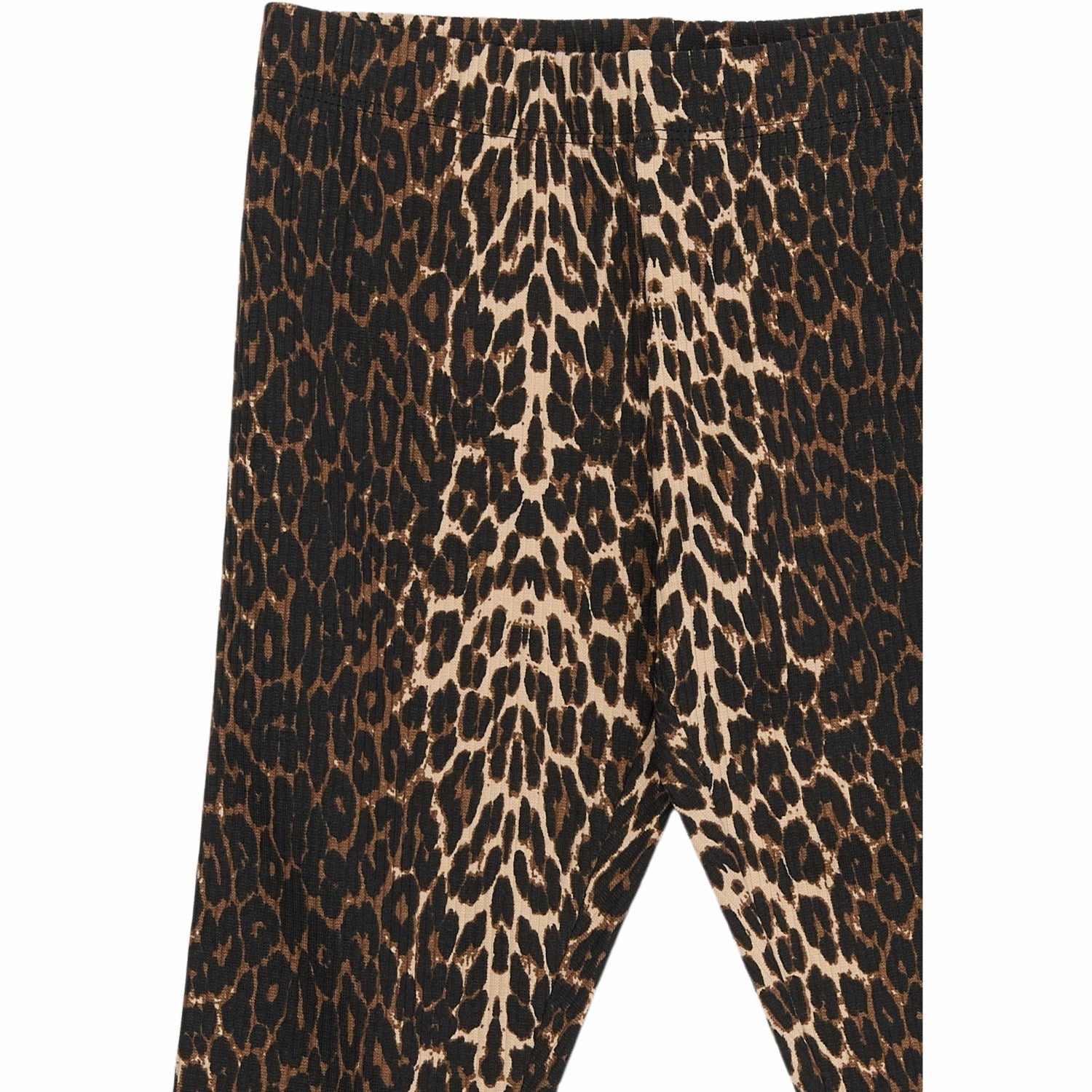 The New Oxford Tan AOP Ellen Rib Leggings Comfort Base