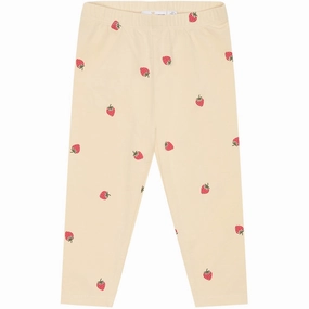 Travel Enthusiast Squat Proof THE NEW Siblings Angora Strawberry AOP Larawila Leggings