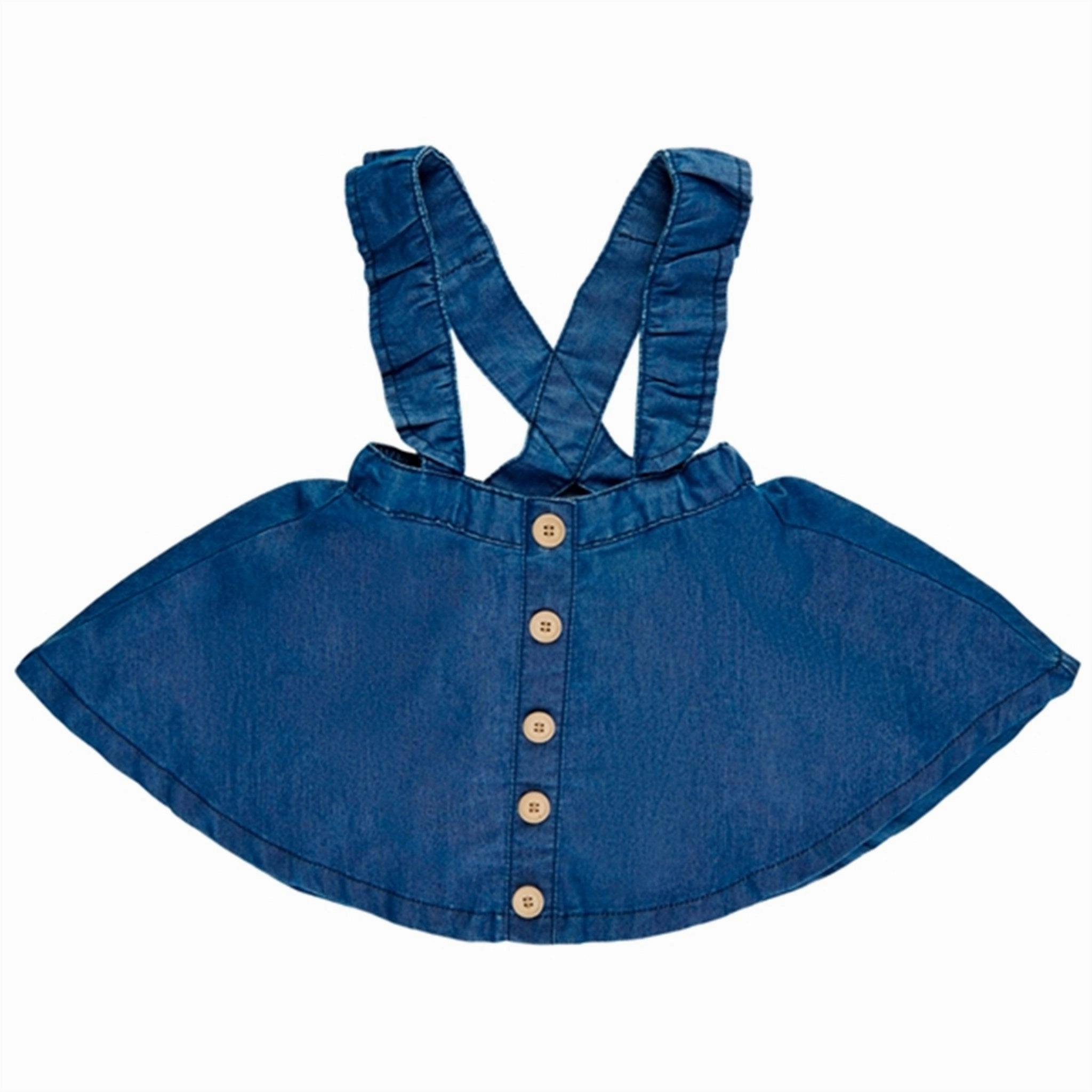 THE NEW Siblings Blue Denim Gambit Skirt Aesthetic Look Velvet Finish