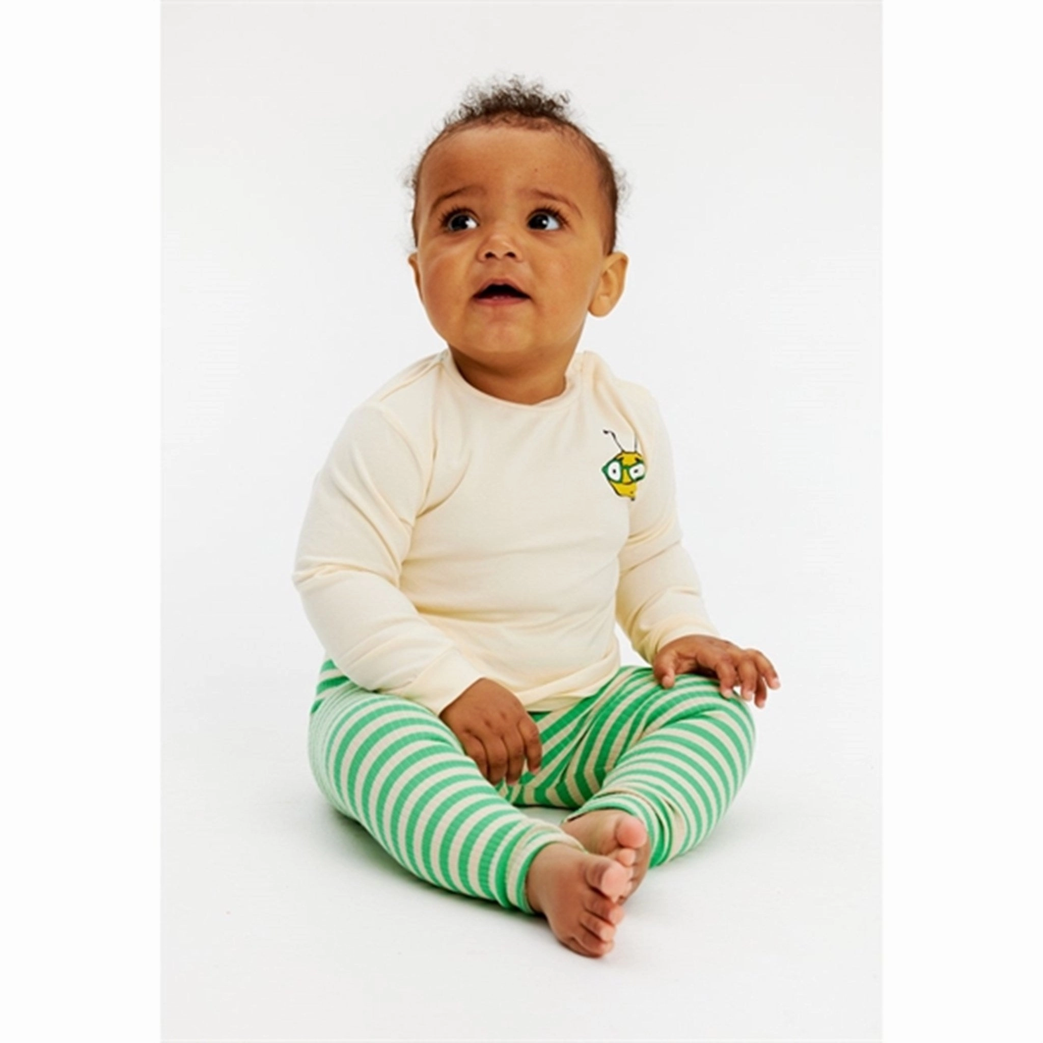 Layering Comfort Neutral Wear The NEW Siblings Bright Green Finn Rib Leggings