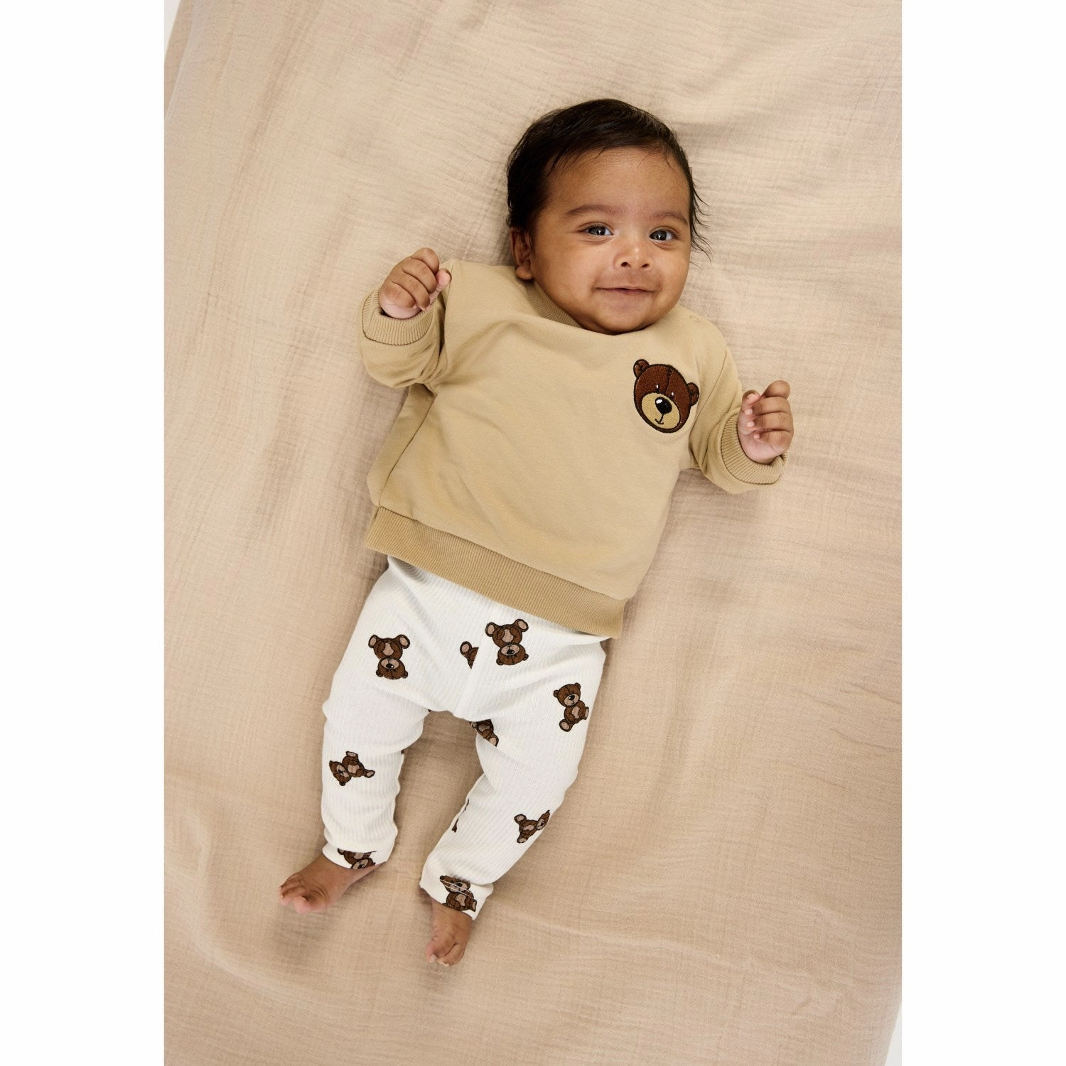 Sleek and Slim THE NEW Siblings Cloud Dancer AOP TNSBPaulo Rib Leggings