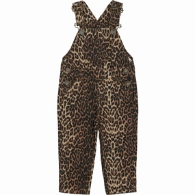 All weather Everyday Essential THE NEW Siblings Feather Gray AOP Paloma Denim Dungarees