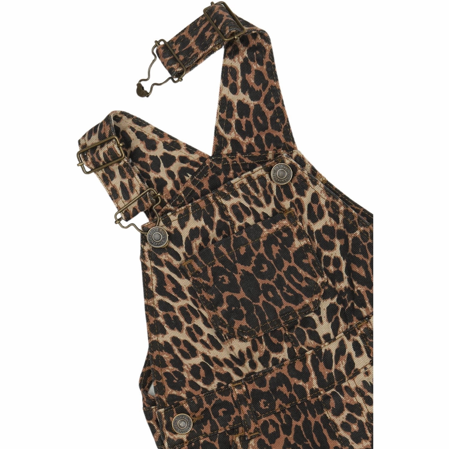 Perfectly Fit Active Performance THE NEW Siblings Feather Gray AOP Paloma Denim Dungarees