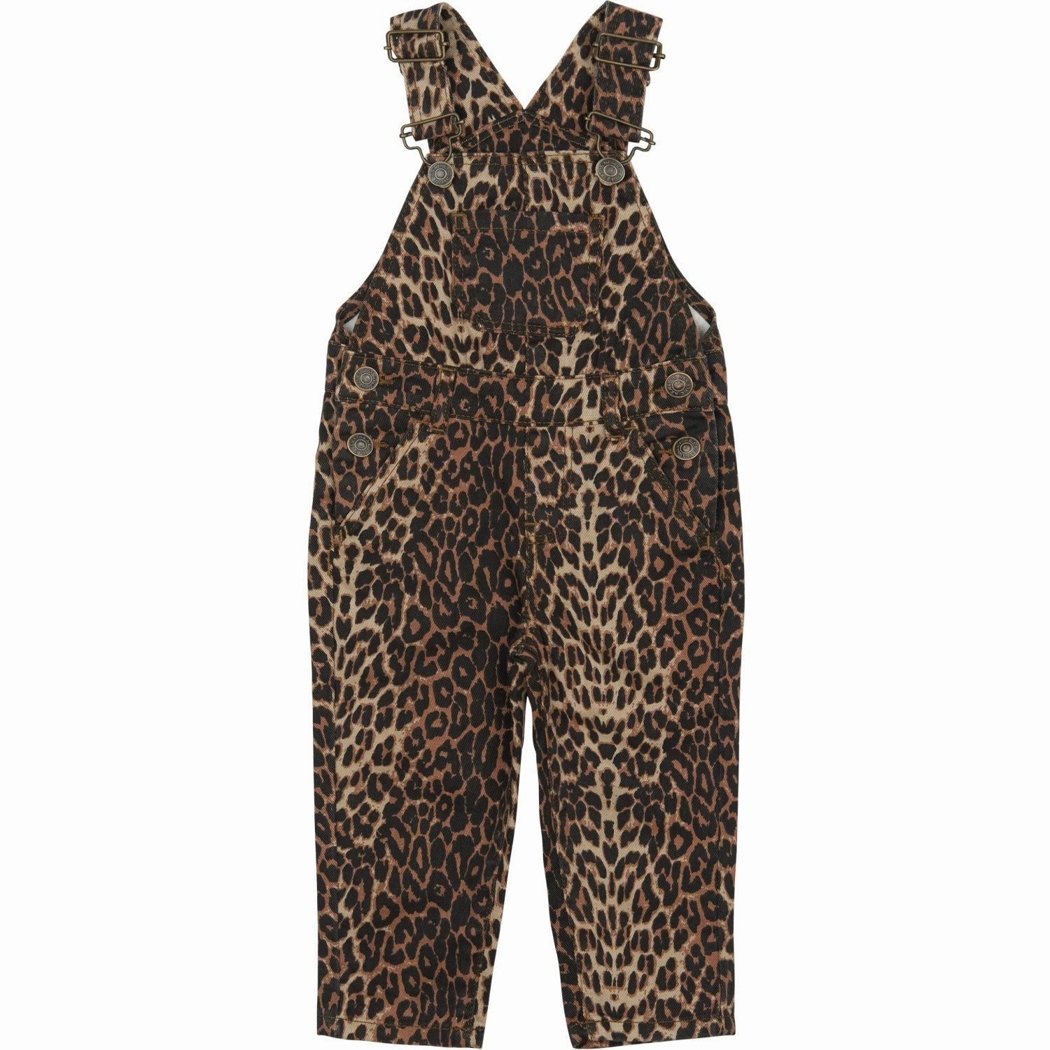 All weather Everyday Essential THE NEW Siblings Feather Gray AOP Paloma Denim Dungarees