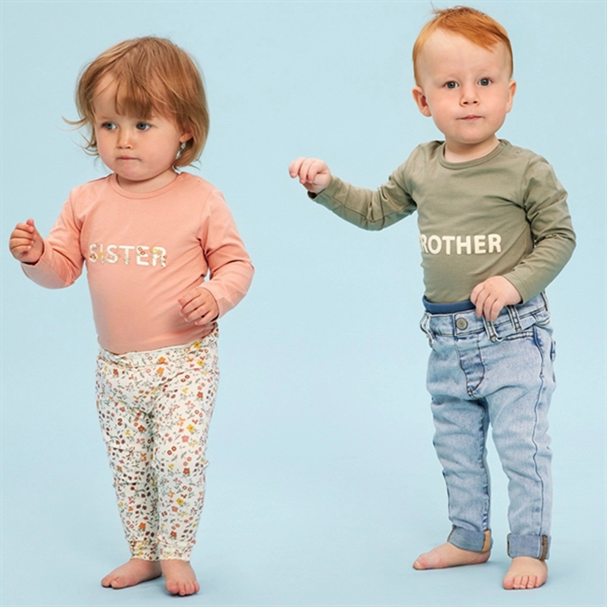 THE NEW Siblings Flower AOP Flara Leggings Cool Tone Urban Wear