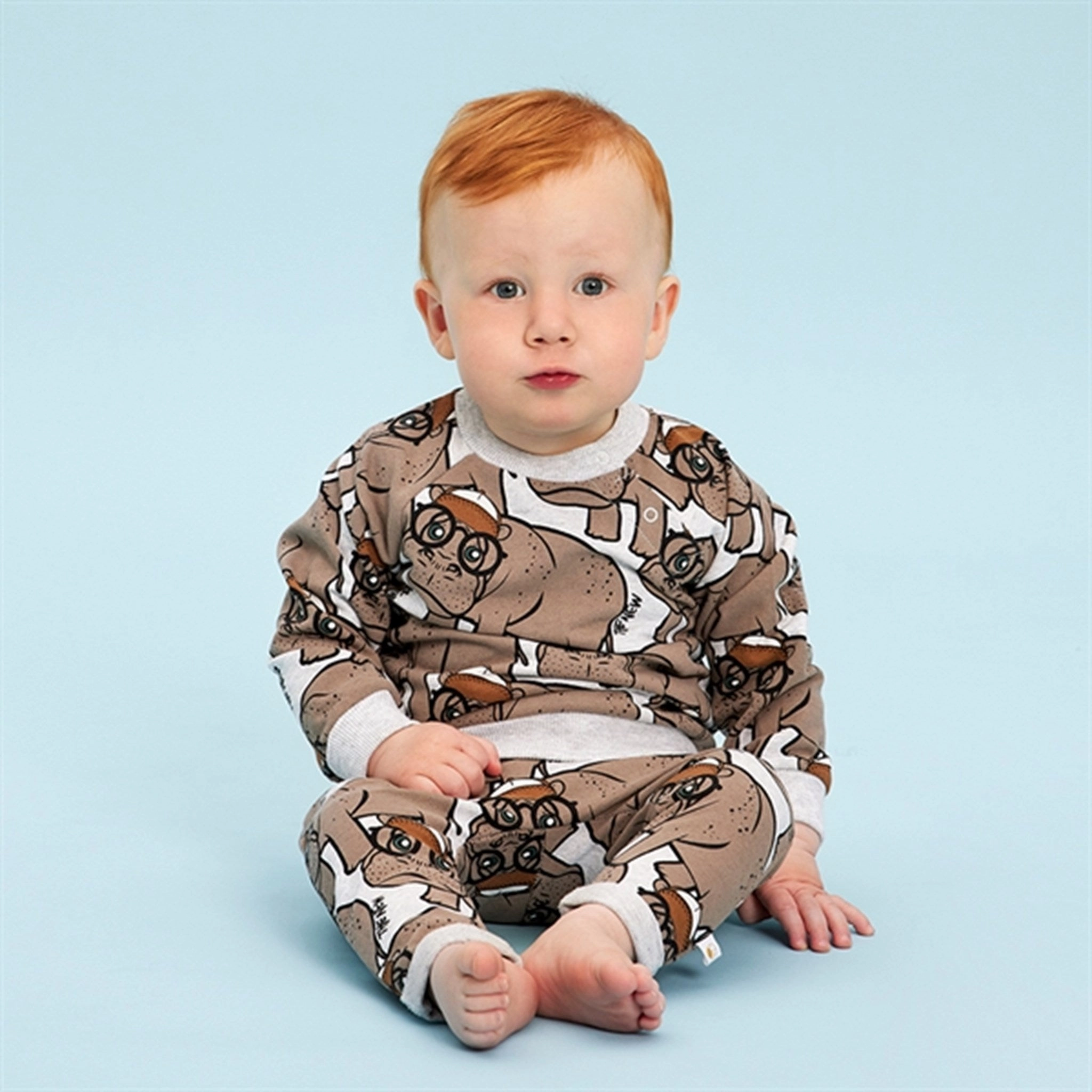 Comfortable Activewear NonSlip Waistband THE NEW Siblings Light Grey Melange Fergo Sweatpants